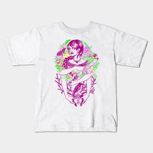 Lady and the sword Kids T-Shirt